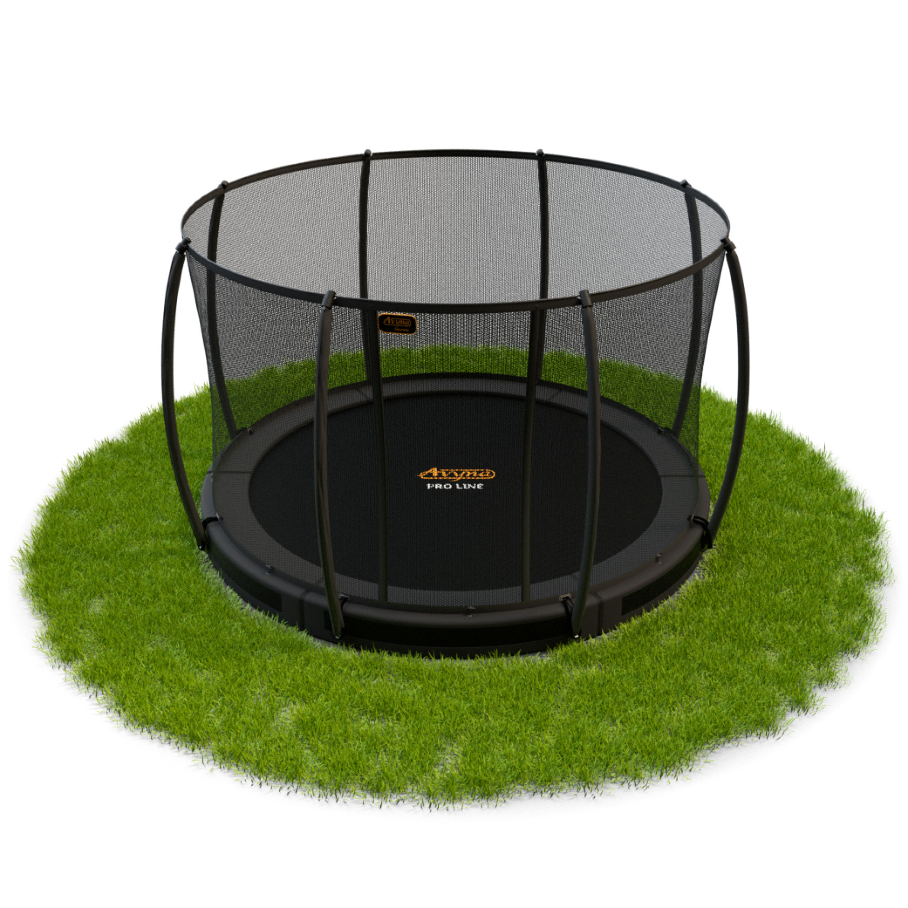 Avyna Pro-Line Inground Trampoline met Veiligheidsnet - ø 430 cm (14ft) - Grijs
