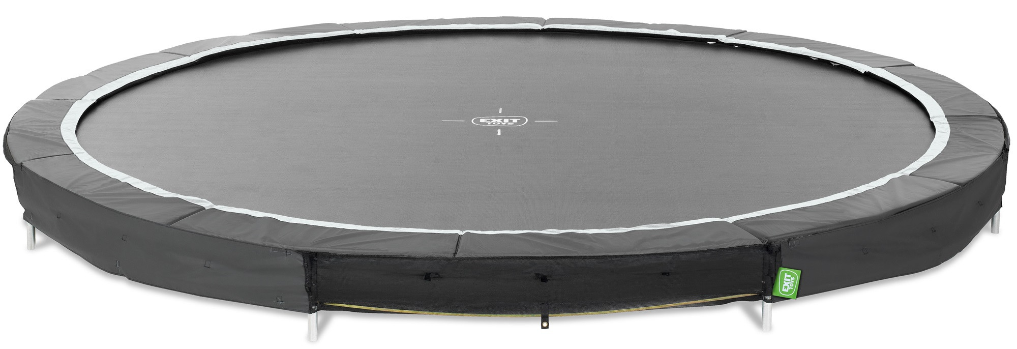 EXIT Trampoline Silhouette - Inground - ø 366 cm - Zwart / Wit - Limited Edition