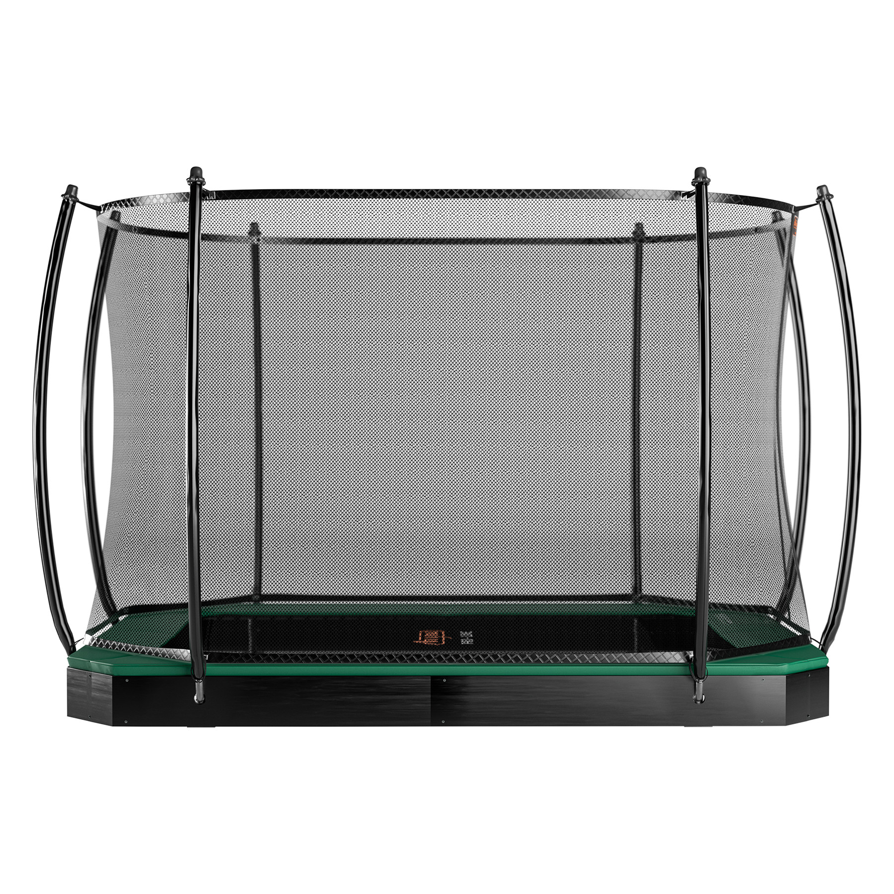 Avyna Pro-Line Flatlevel Trampoline met Veiligheidsnet - 305 x 225 cm (223) - Groen