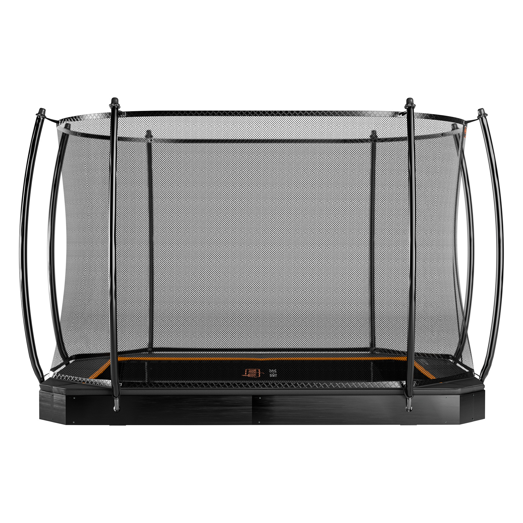 Avyna Pro-Line Flatlevel Trampoline met Veiligheidsnet - 305 x 225 cm (223) - Zwart 