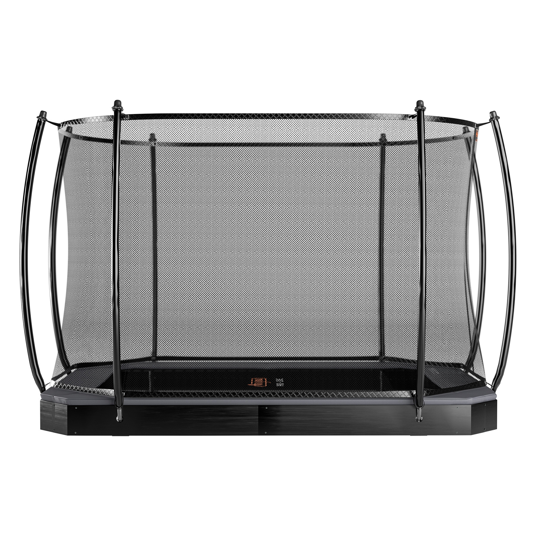 Avyna Pro-Line Flatlevel Trampoline met Veiligheidsnet 380 x 255 cm (238) - Grijs