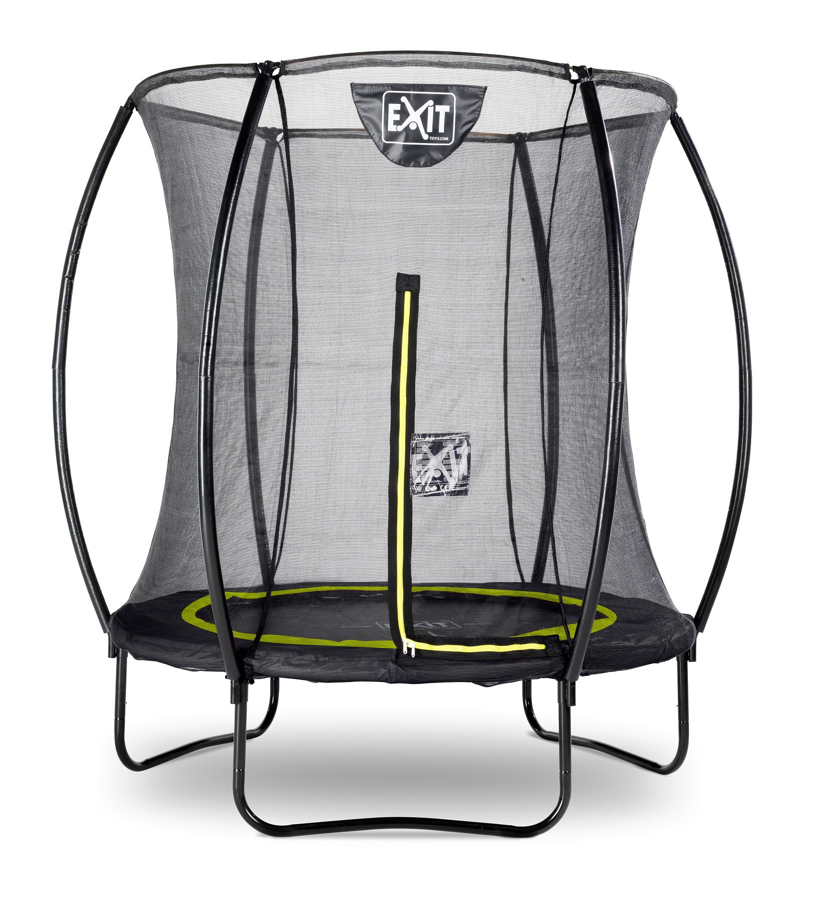EXIT Trampoline Silhouette met Veiligheidsnet - 183 cm - Zwart