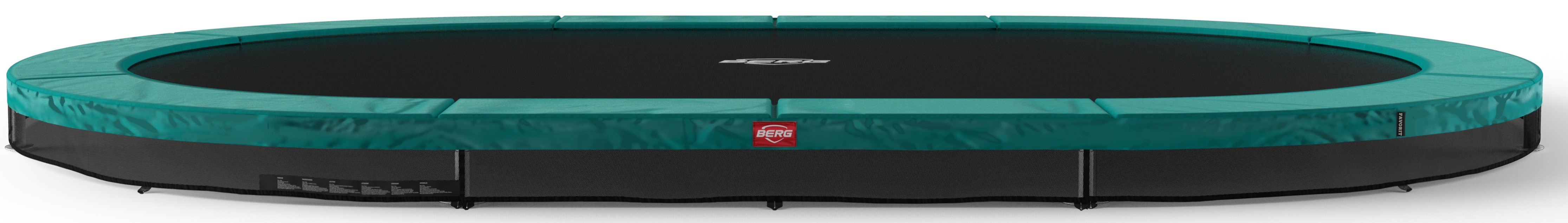 BERG Trampoline Grand Favorit - InGround - 520 x 350 cm - Groen