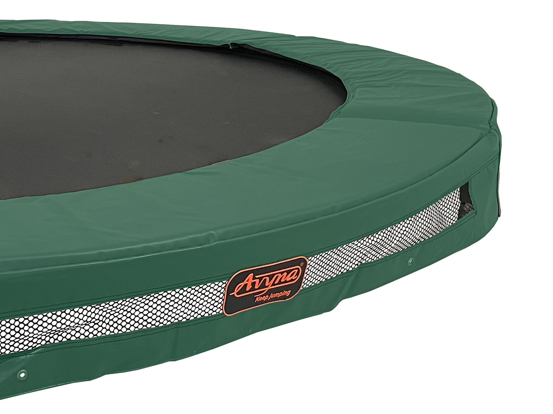 Avyna Trampoline Beschermrand Heavy Duty - Universeel - Inground - ø 380 cm (12ft) - Groen