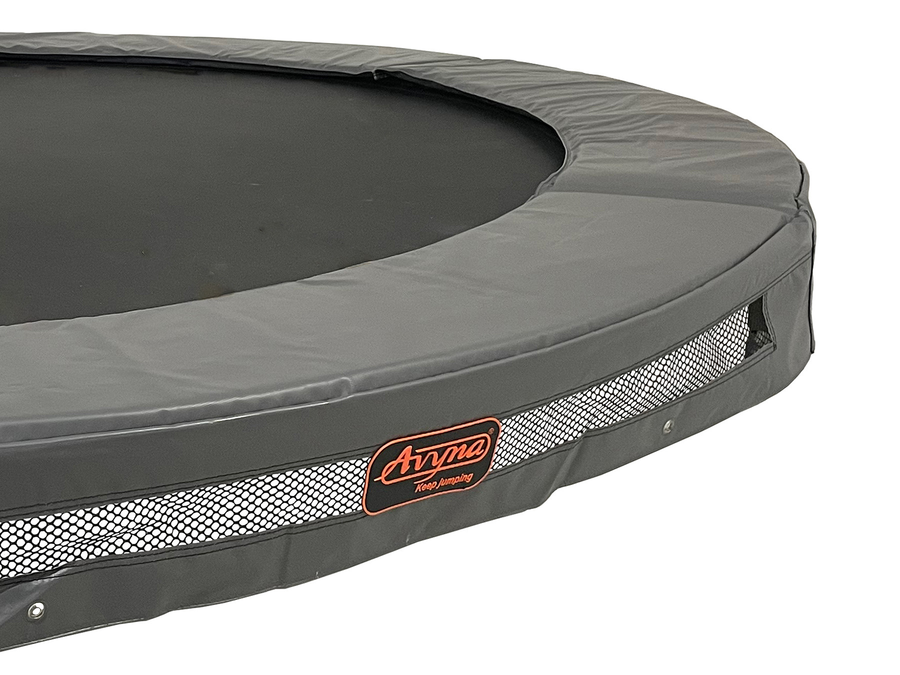 Avyna Trampoline Beschermrand Heavy Duty - Universeel - Inground - ø 430 cm (14ft) - Grijs