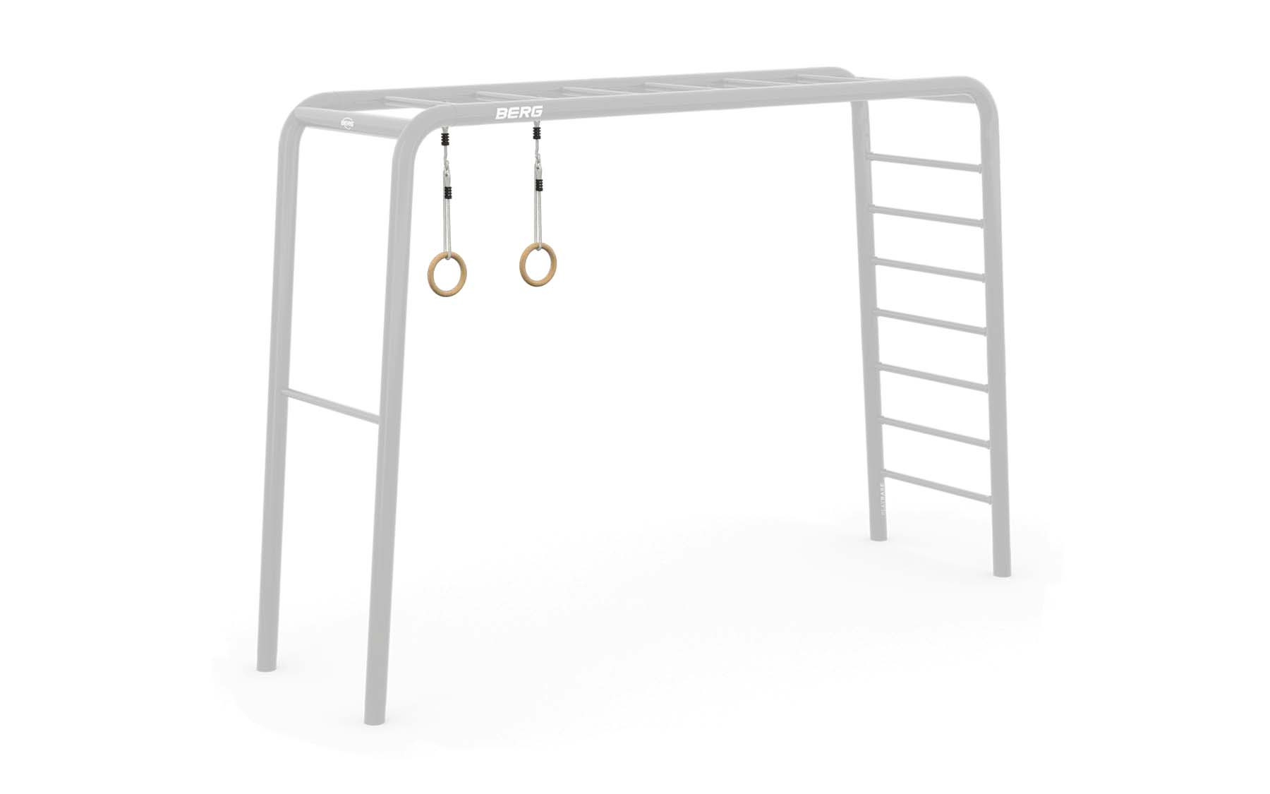 BERG PlayBase Accessoire - Houten Turnringen