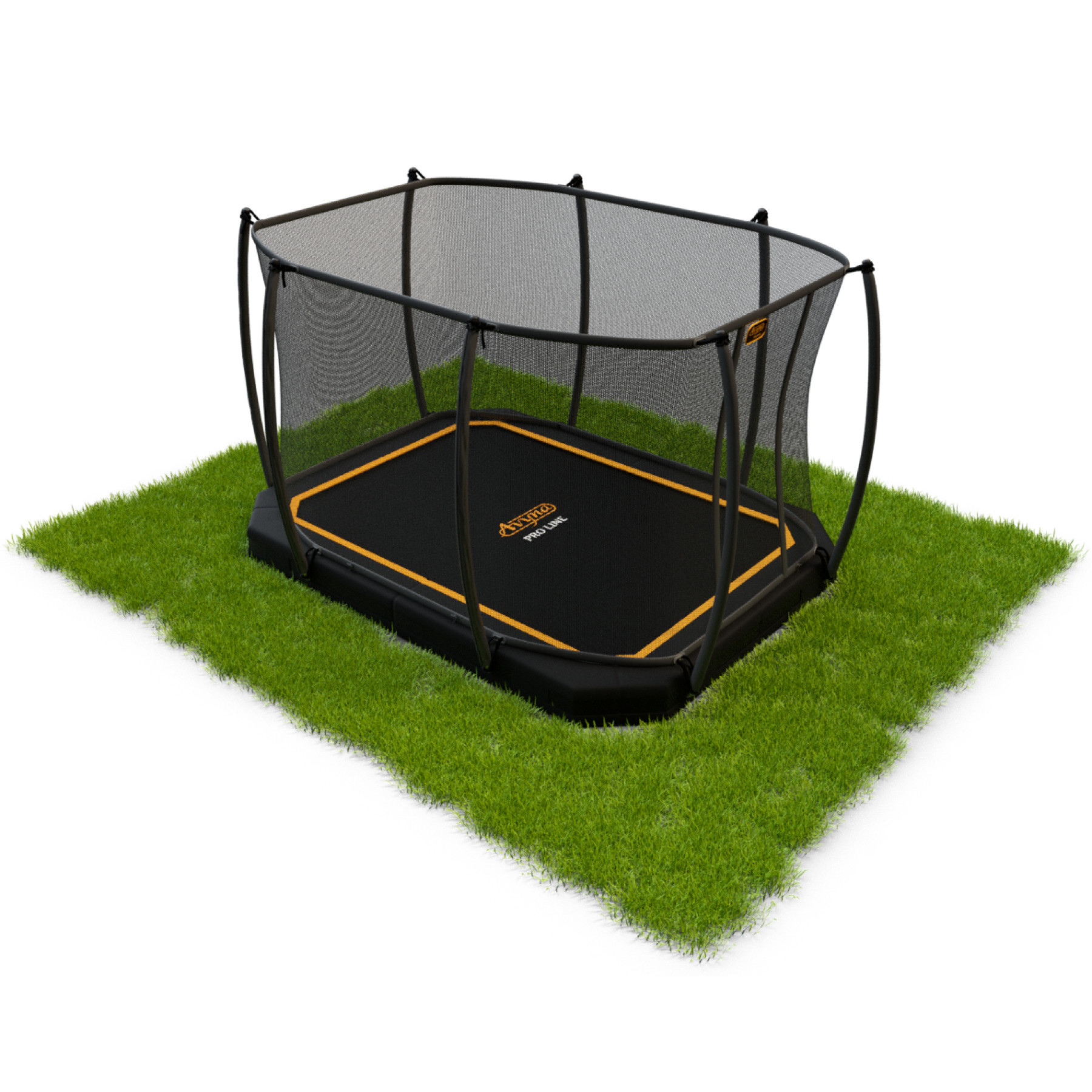 Avyna Pro-Line Inground Trampoline met Veiligheidnet 305 x 225 cm (223) - Zwart