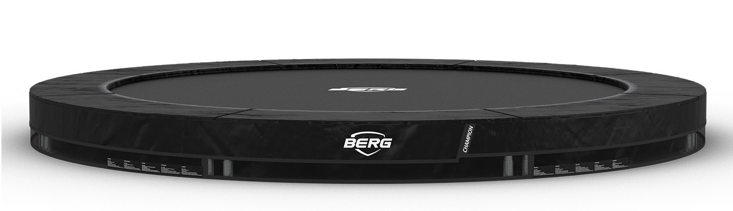 BERG Trampoline Champion - InGround - 330 cm - Zwart Limited Edition - met Airflow Springmat - Twinspring 