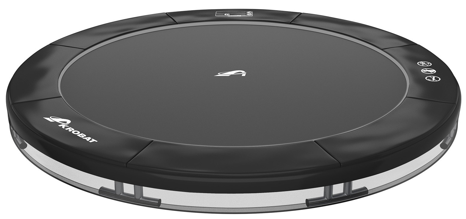 Akrobat Trampoline Orbit - Inground - 244 cm - Zwart / Zwart