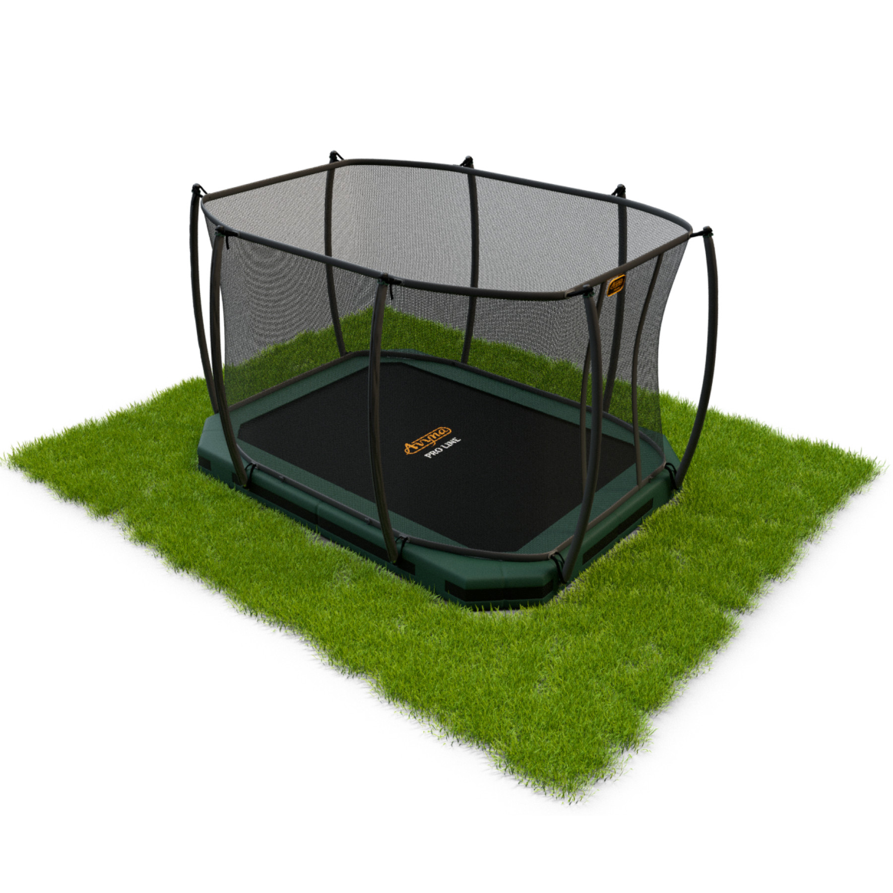 Avyna Pro-Line Inground Trampoline met Veiligheidsnet 305 x 225 cm (223) - Groen