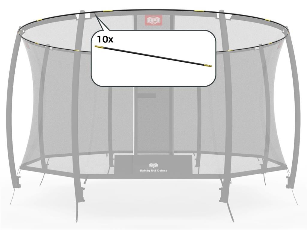 BERG Trampoline Veiligheidsnet - Safety Net Deluxe - Hoepelset - 330 cm