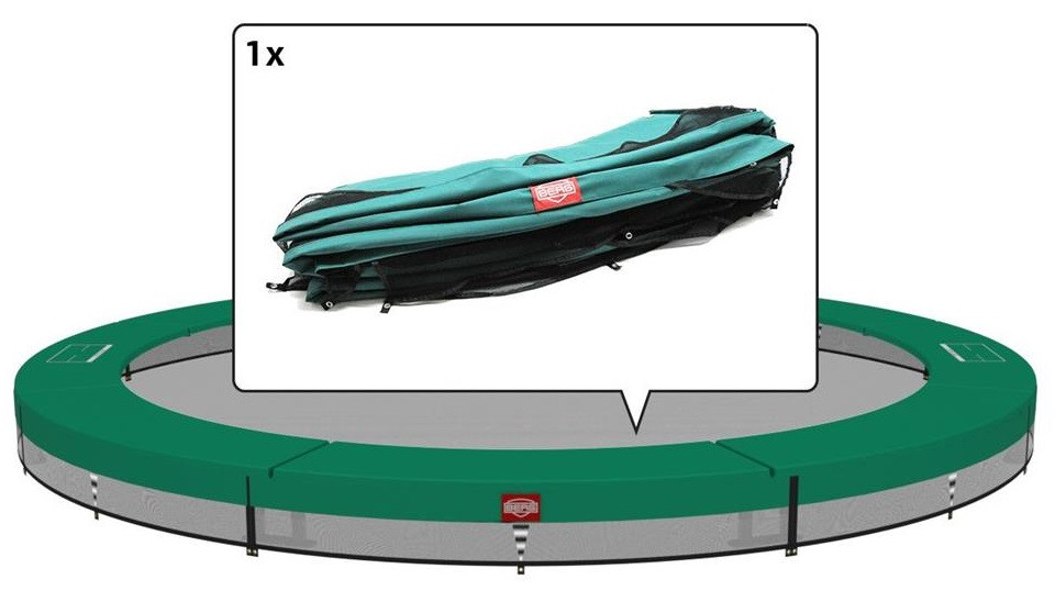 BERG Trampoline Beschermrand Champion - InGround - 270 cm - Groen