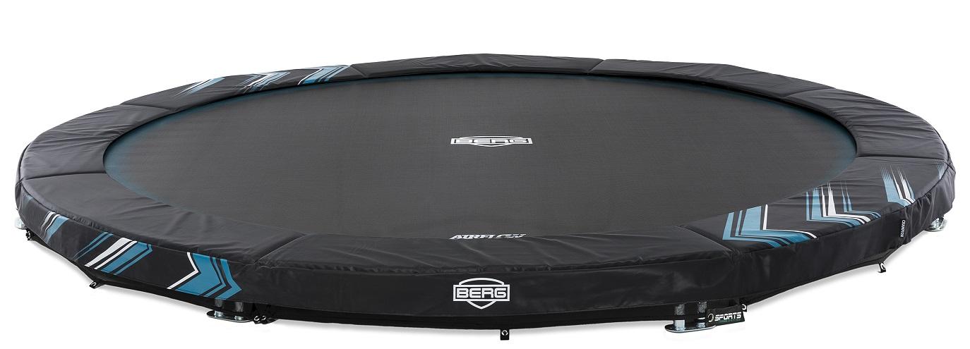 BERG Trampoline Beschermrand Champion - InGround - 330 cm - Zwart Blauw