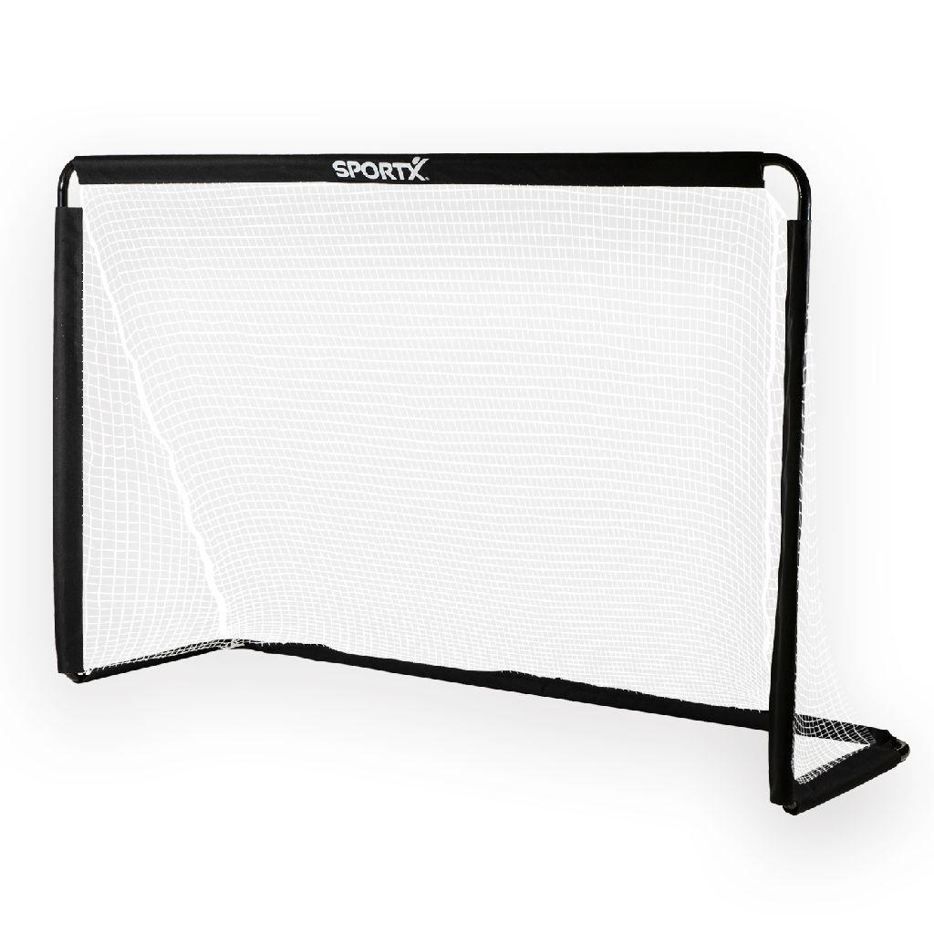 SportX Goal Metalen Voetbaldoel - 182 x 60 x 122 cm - Zwart metaal