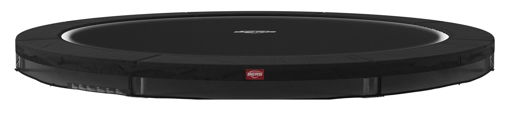 BERG Trampoline Favorit - InGround - 430 cm - Limited Black Edition - Zwart - AirFlow springmat