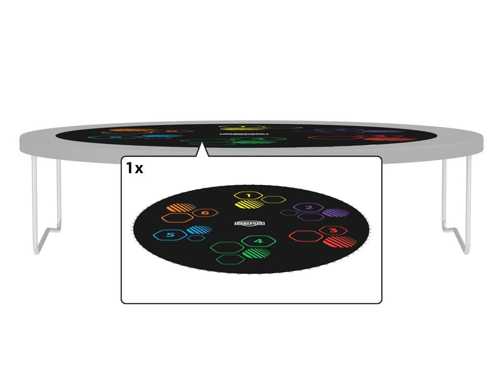 BERG Trampoline Springmat Favorit Levels - 430 cm - AirFlow springdoek (geschikt voor 96 veren, 19 cm)