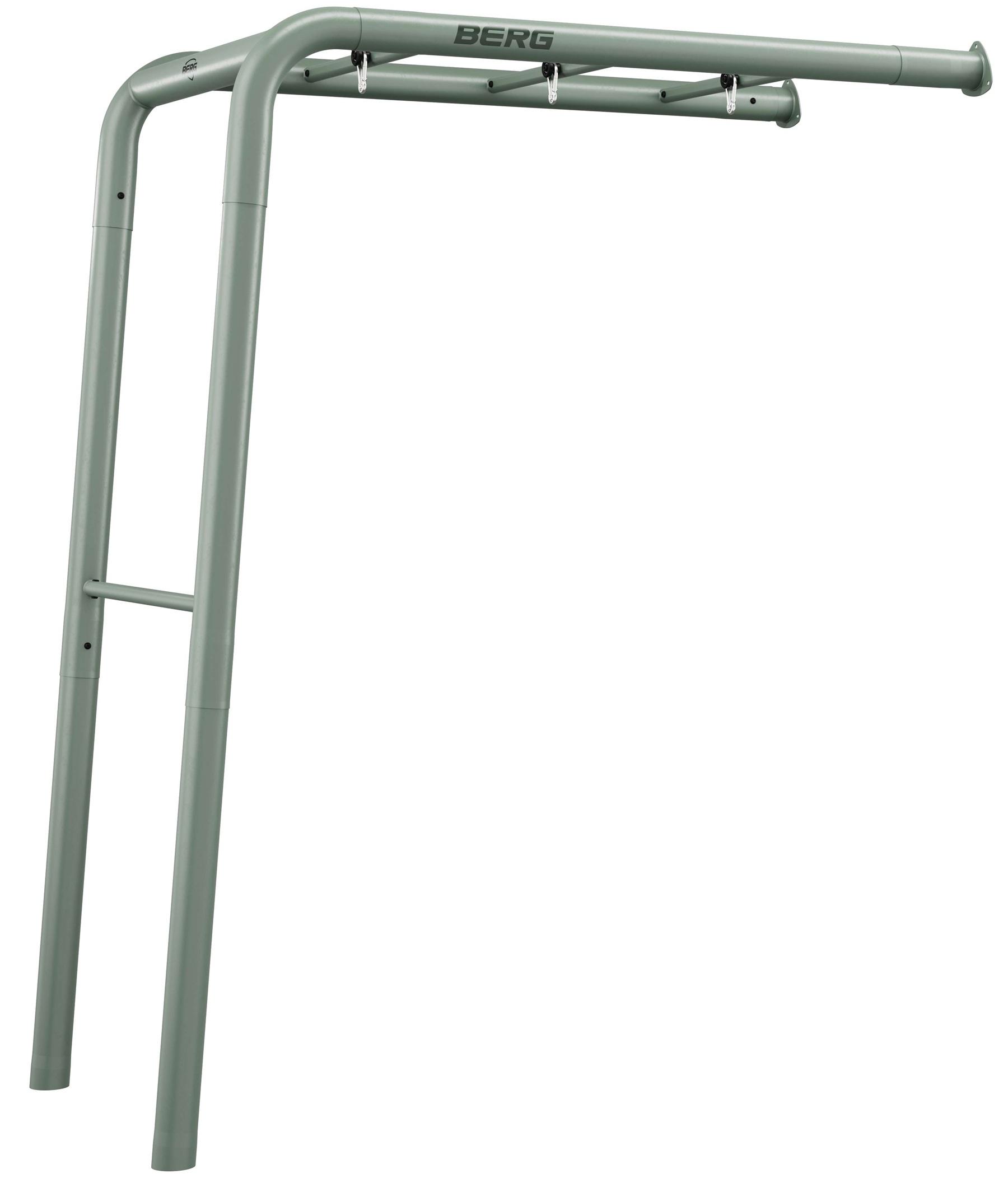 BERG PlayBase Wall Green - 3-in-1 Speeltoestel - Small - met Rekstok - Wandmodel - Groen