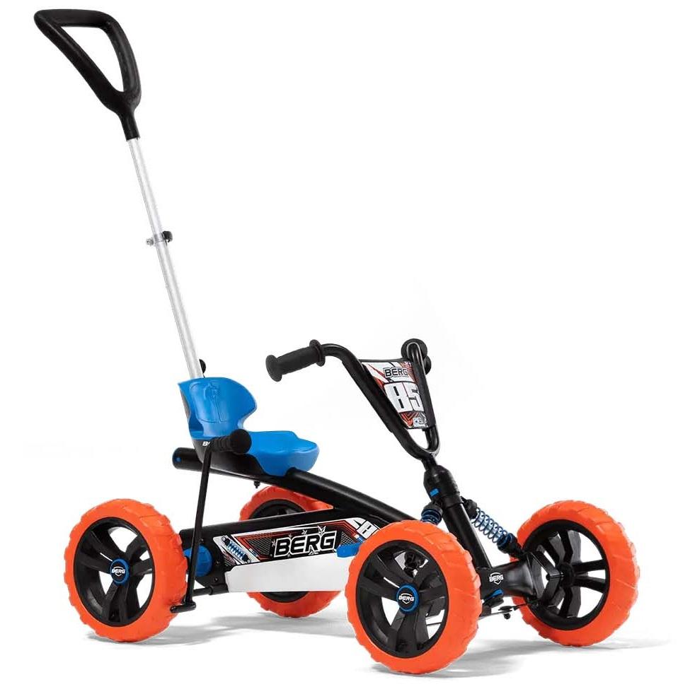 BERG Skelter Buzzy - Nitro 2-in-1 - met Duwstang - Zwart