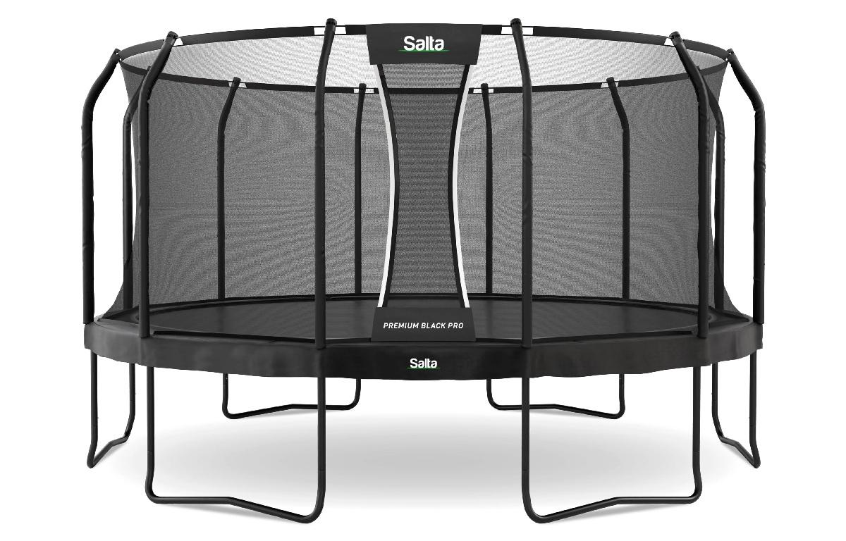 Salta Trampoline Premium Black Pro 460 cm met Veiligheidsnet - Zwart 