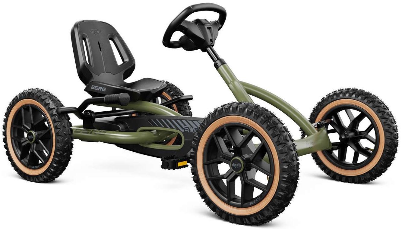 BERG Skelter Buddy Trail Groen met Handrem - with Handbrake