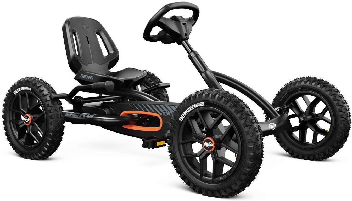 BERG Skelter Buddy - Cross - Black / Zwart met Handrem - with Handbrake