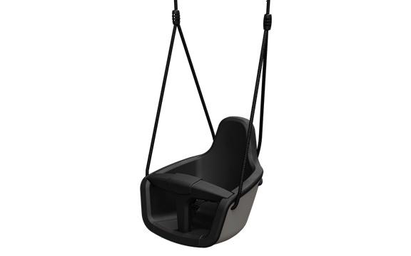 BERG PlayBase Accessoire - Babyzitje - Schommel - Zwart
