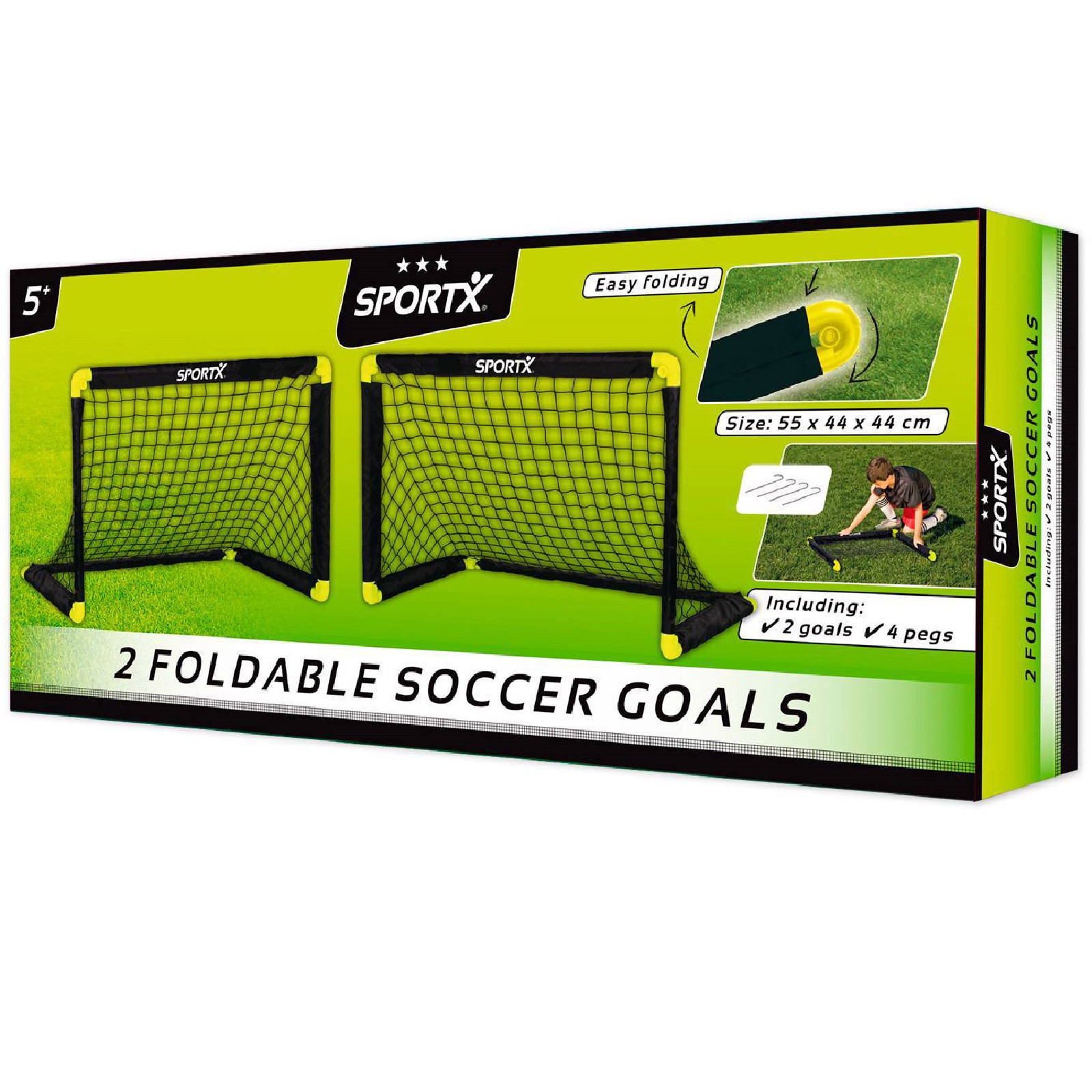 Sportx Voetbaldoel - 2 stuks - 55 x 44 x 44 cm