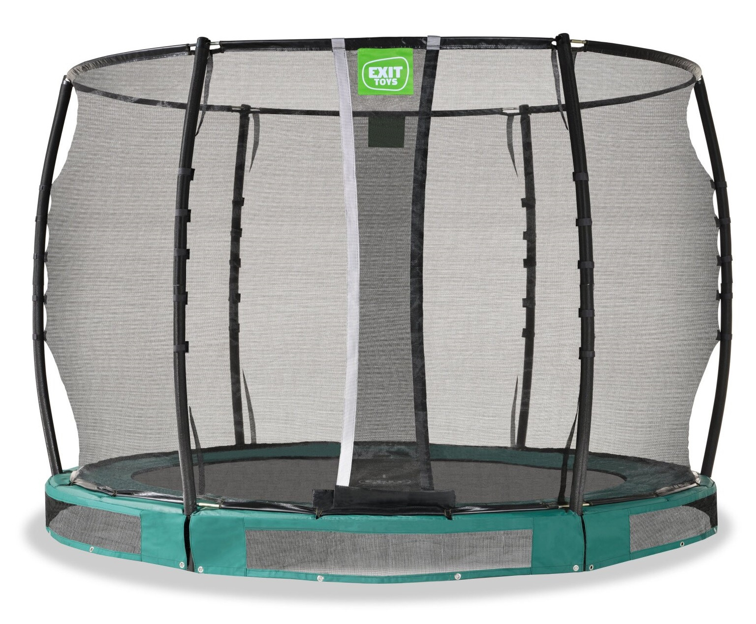 EXIT Allure Premium Inground Trampoline met Veiligheidsnet - 305 cm - Groen 