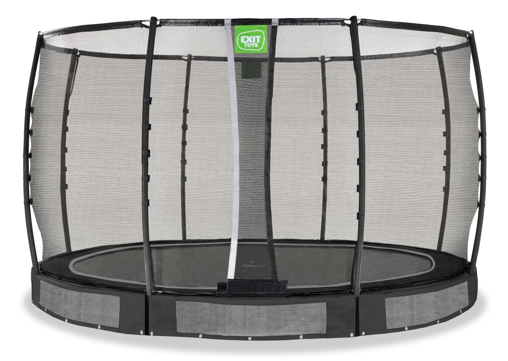 EXIT Allure Premium Inground Trampoline met Veiligheidsnet - 366 cm - Zwart