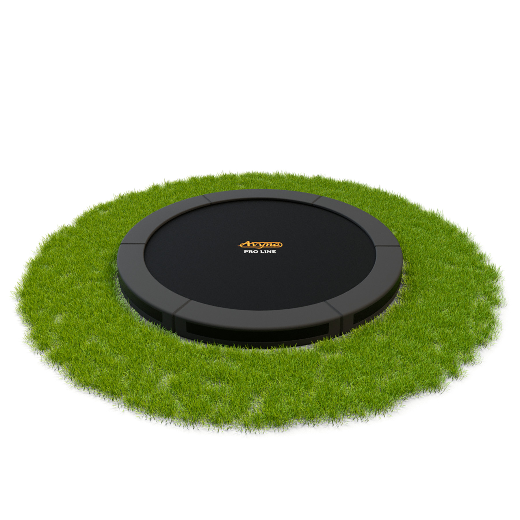 Avyna Trampoline Inground Pro-Line - ø 365 cm (12ft) - HD Plus Beschermrand - Grijs