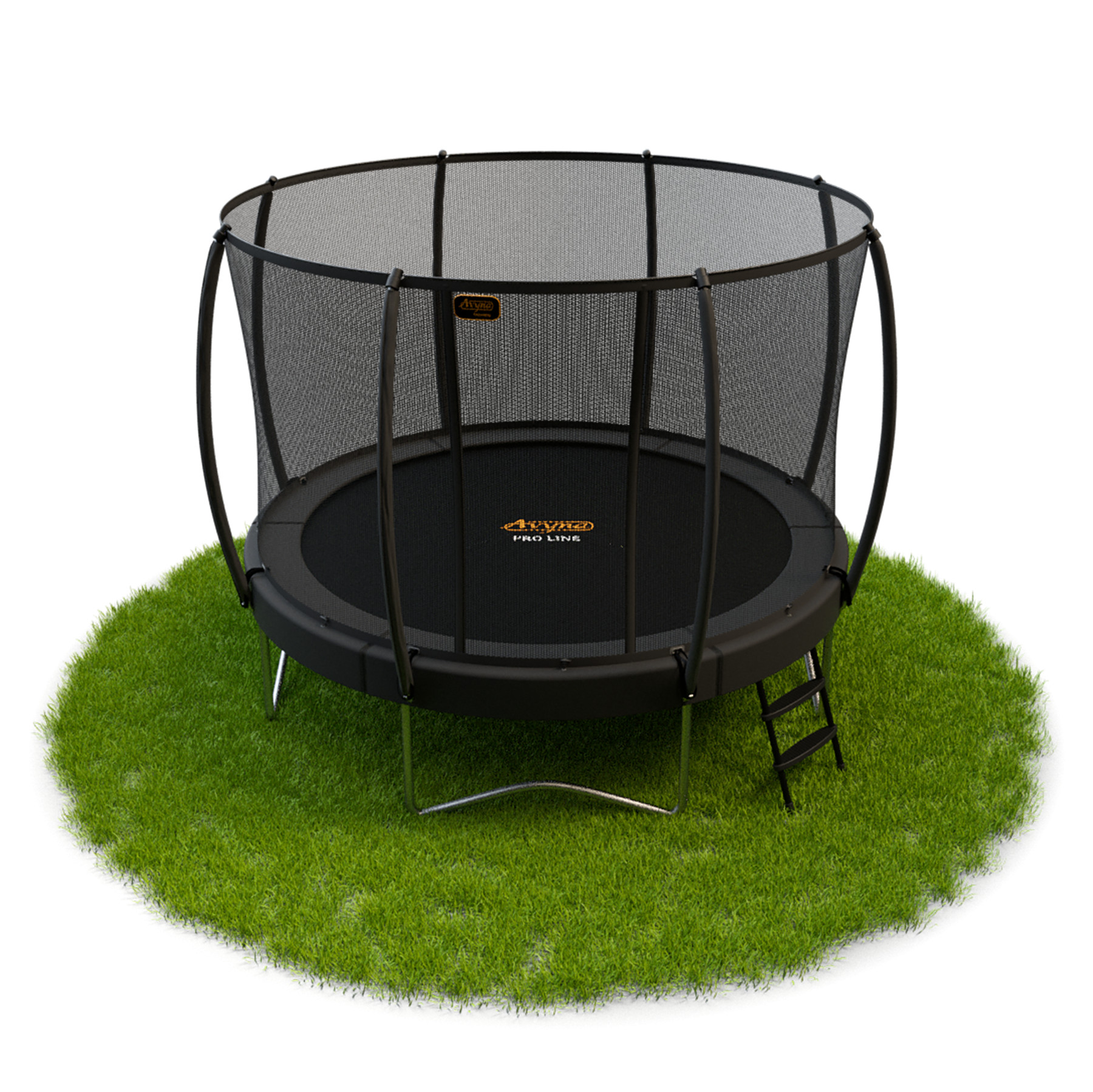 Avyna Trampoline met Veiligheidsnet Pro-Line - ø 365 cm (12ft) - HD Plus Beschermrand - Grijs