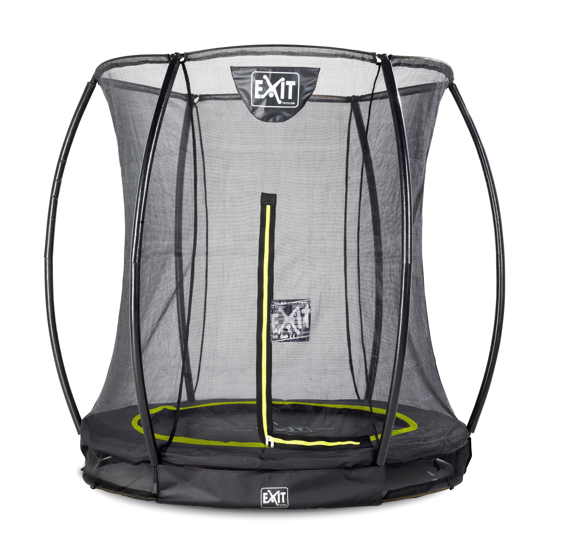 EXIT Silhouette Inground Trampoline met Veiligheidsnet - 183 cm - Zwart