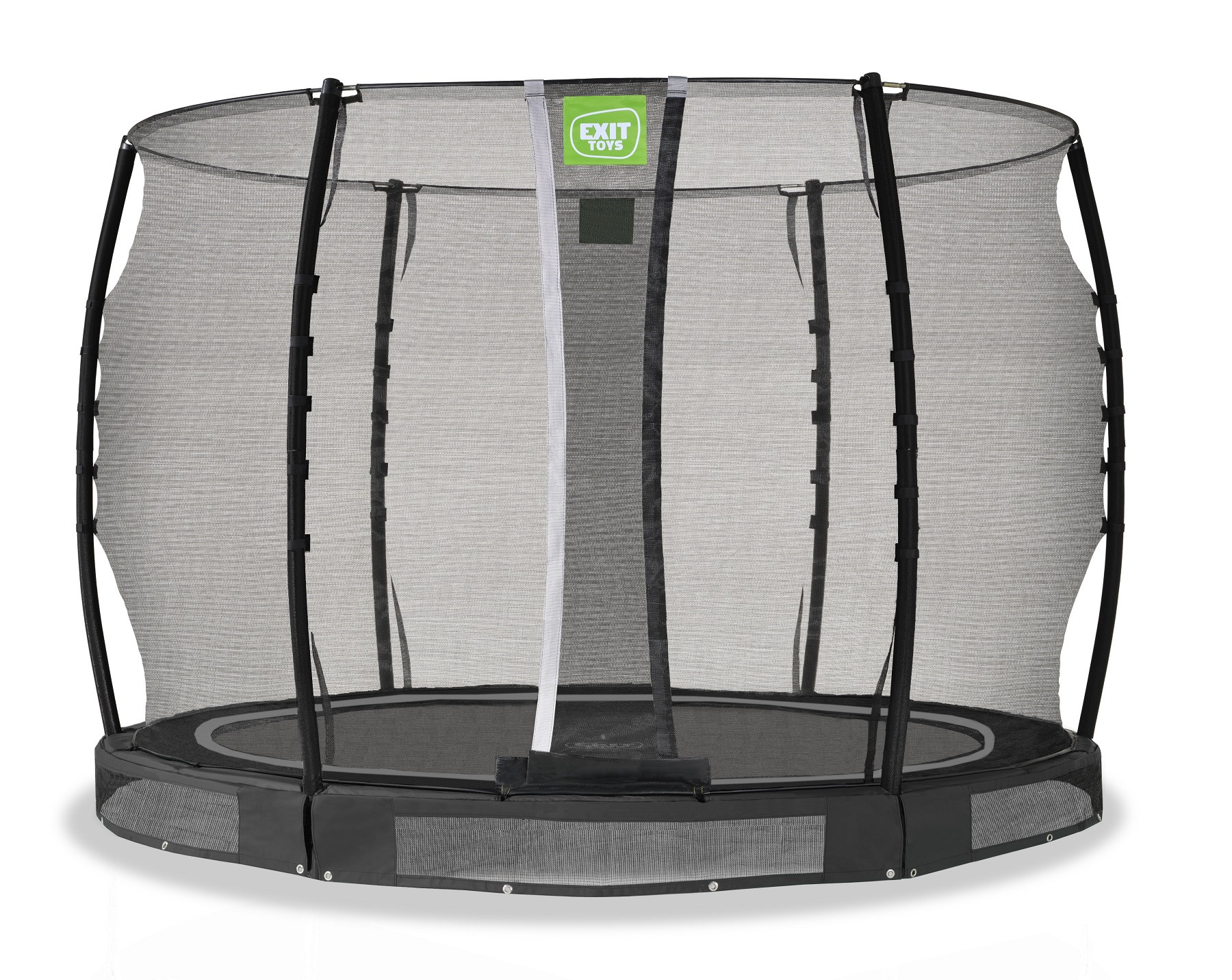EXIT Allure Classic Inground Trampoline met Veiligheidsnet - 366 cm - Zwart 