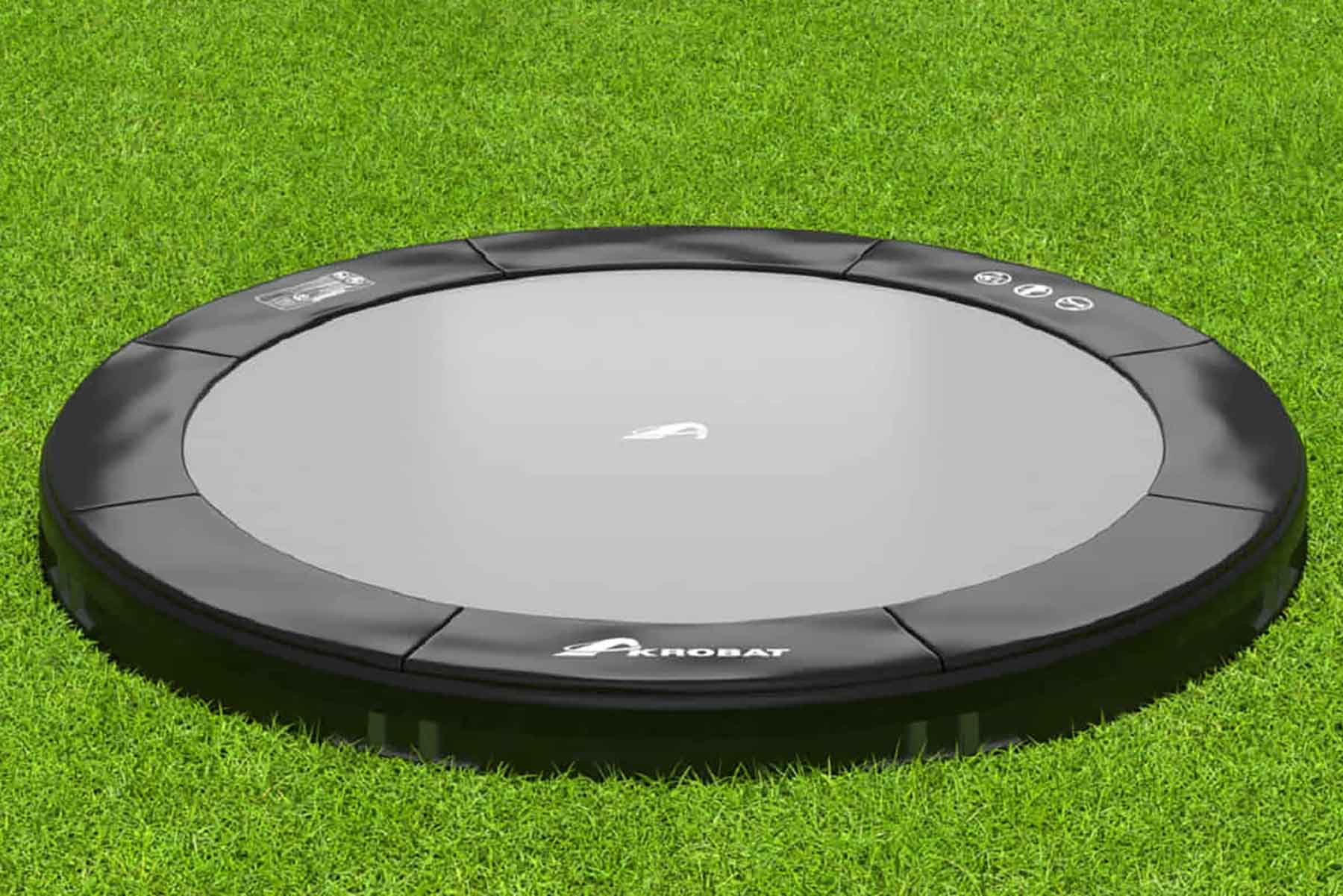Akrobat Trampoline Primus - Inground - 365 cm - Rond - Zwart