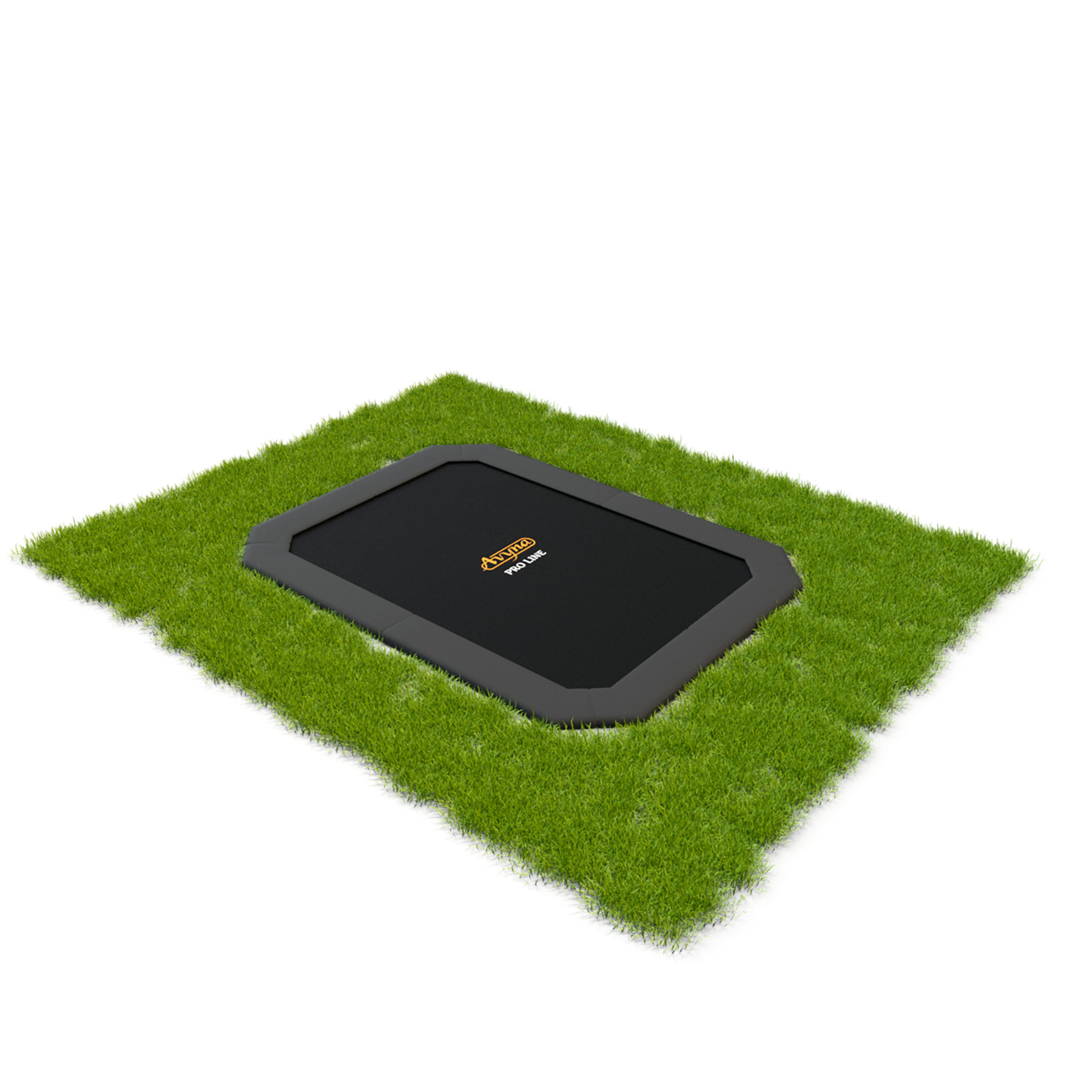 Avyna Trampoline Flatlevel Pro-Line - 520 x 305 cm (352) - HD Plus beschermrand - Grijs