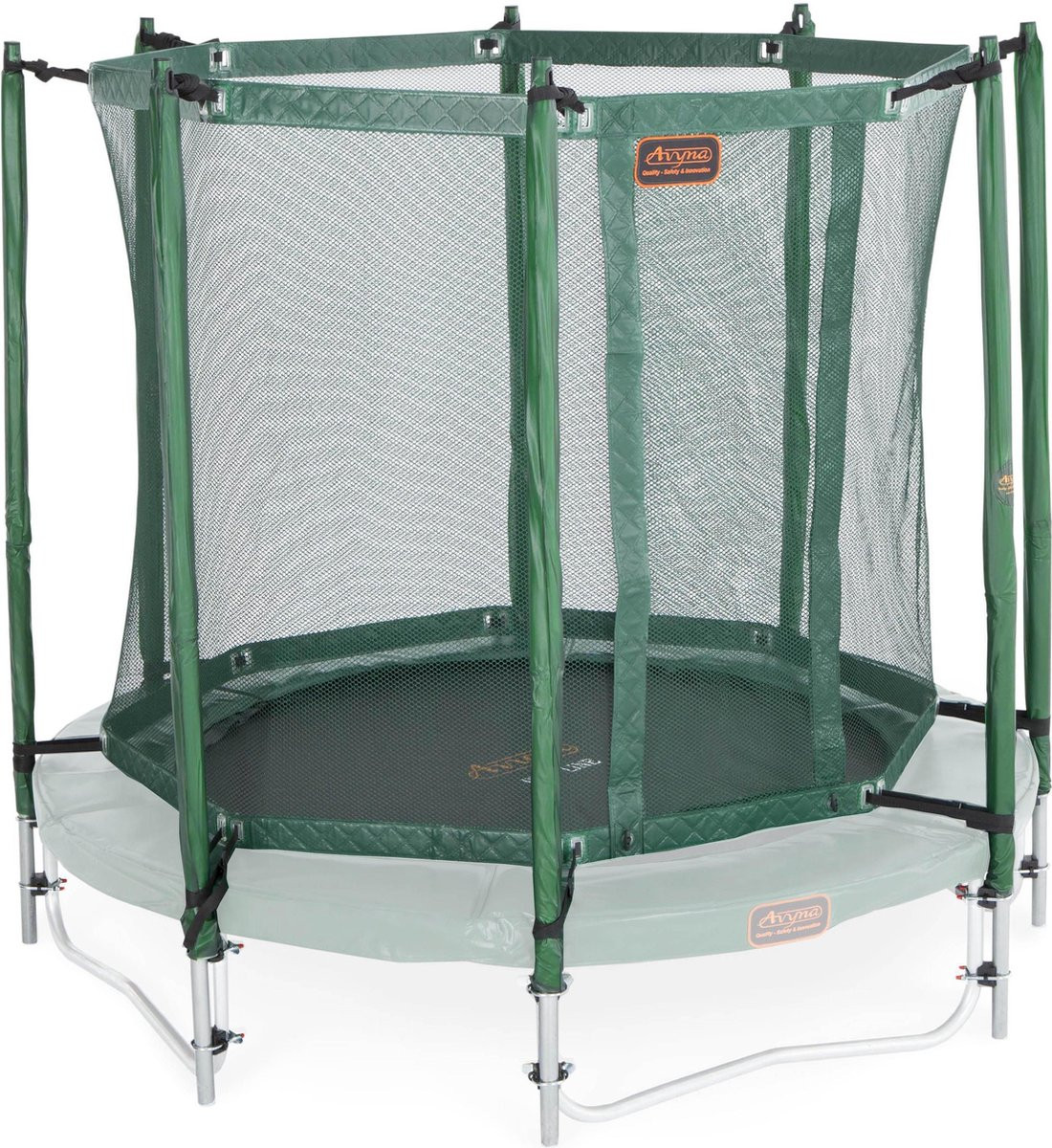 Avyna Veiligheidsnet met Palen - ø 200 cm (6ft) - Groen