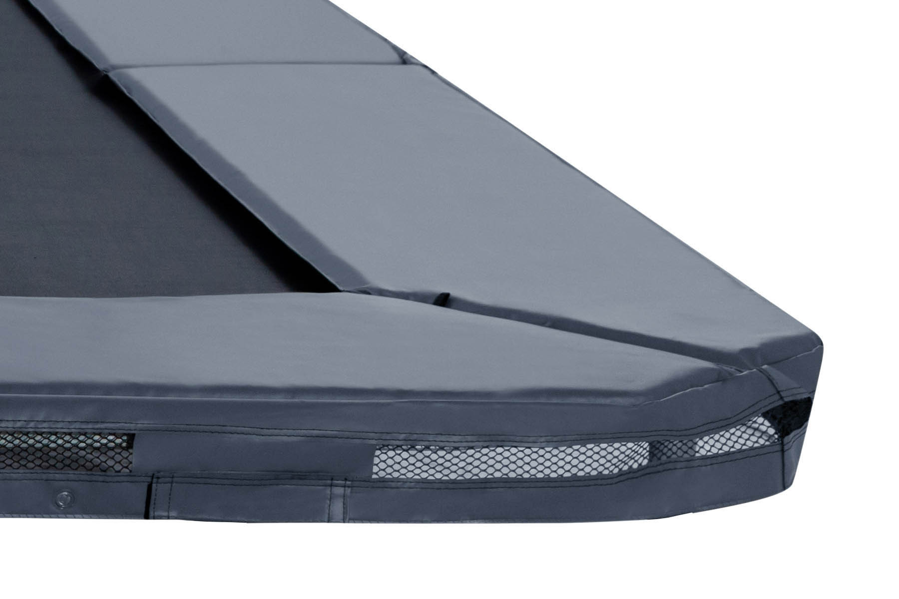 Avyna Trampoline Beschermrand Top Safe - Inground - 215 x 155 cm (203) - Grijs