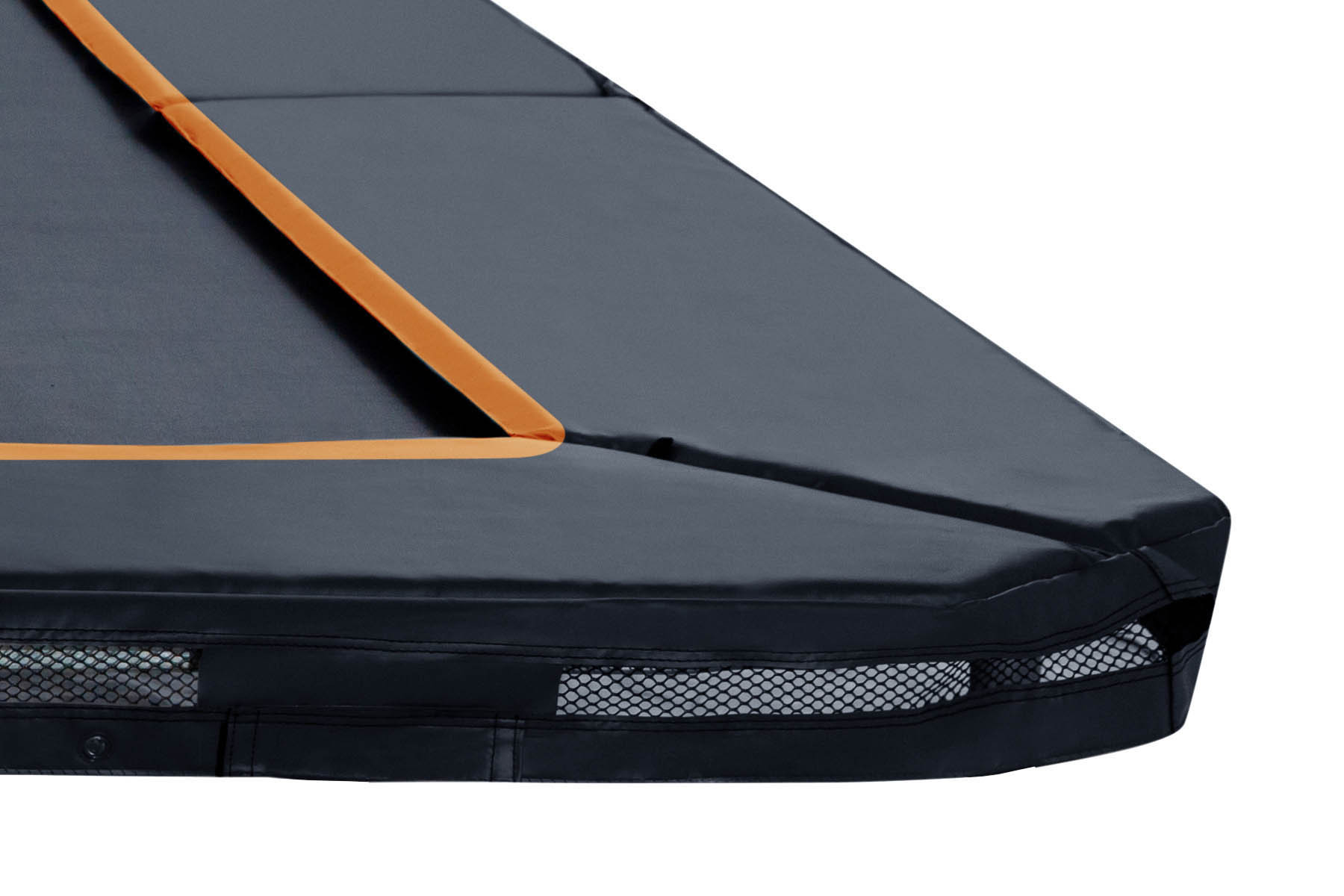 Avyna Trampoline Beschermrand Top Safe - Inground - 275 x 190 cm (213) - Zwart