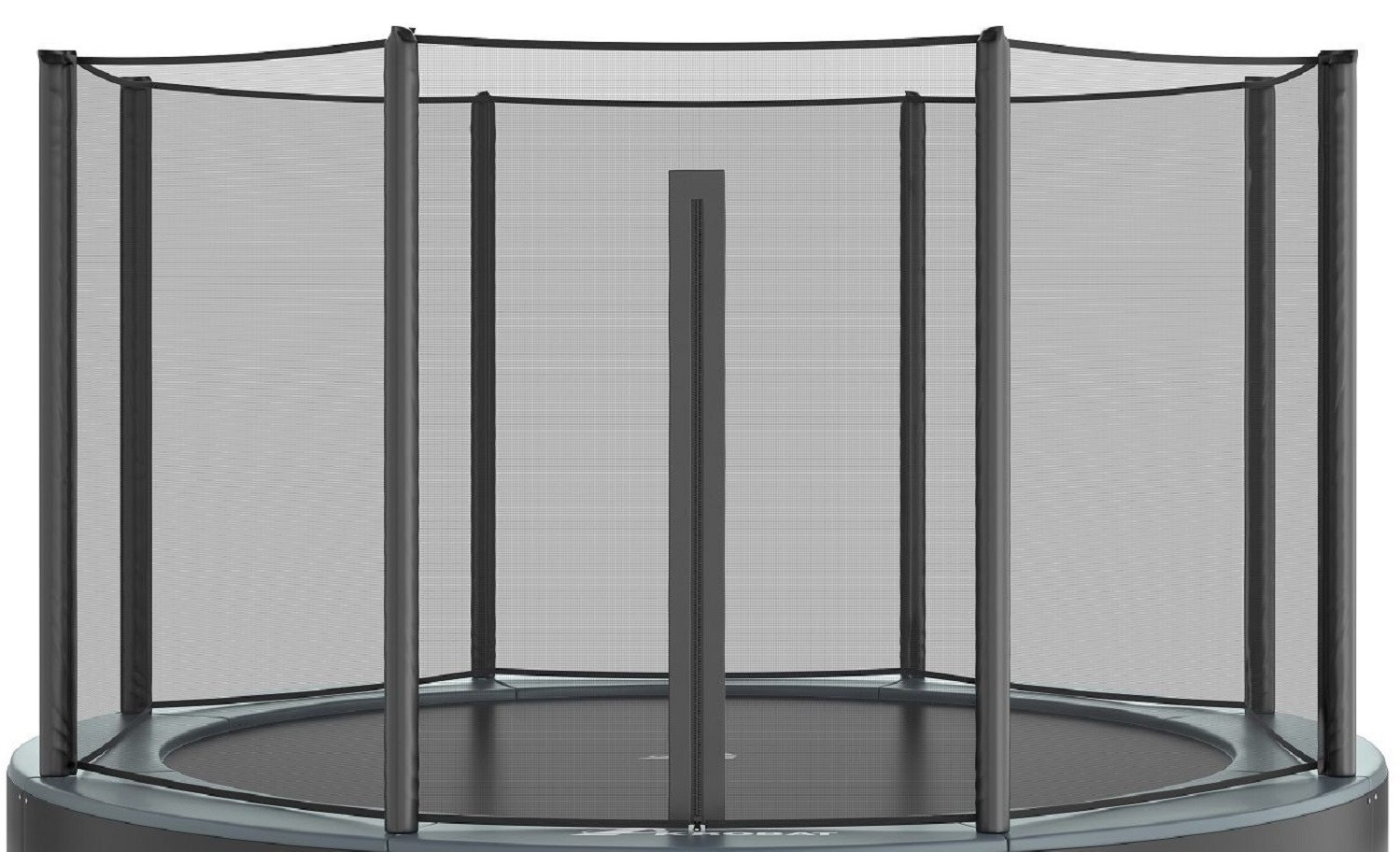 Akrobat Trampoline Veiligheidsnet  - Geschikt voor Primus en Orbit - 430 cm - Rond - Set Volledig - Zwart