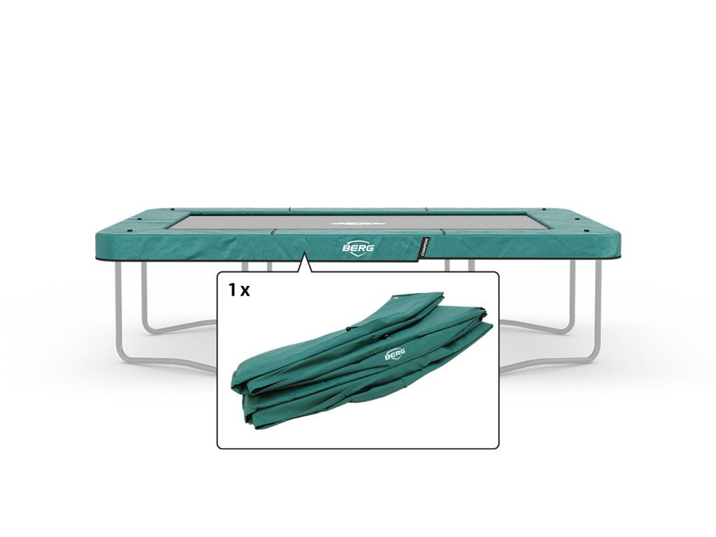 BERG Trampoline Beschermrand Ultim Champion - 330 x 220 cm - Groen