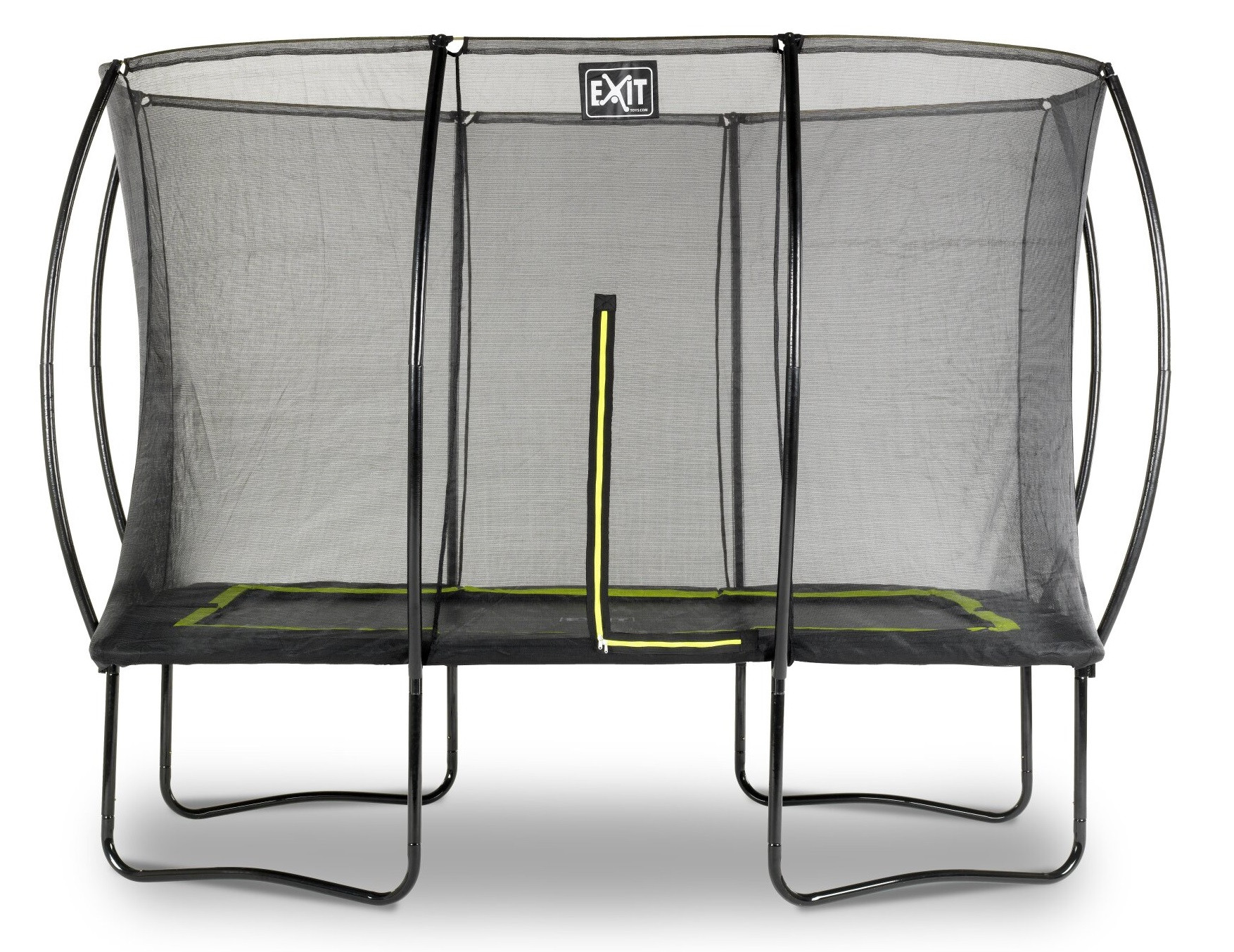 EXIT Trampoline Silhouette met Veiligheidsnet - 305 x 214 cm - Zwart