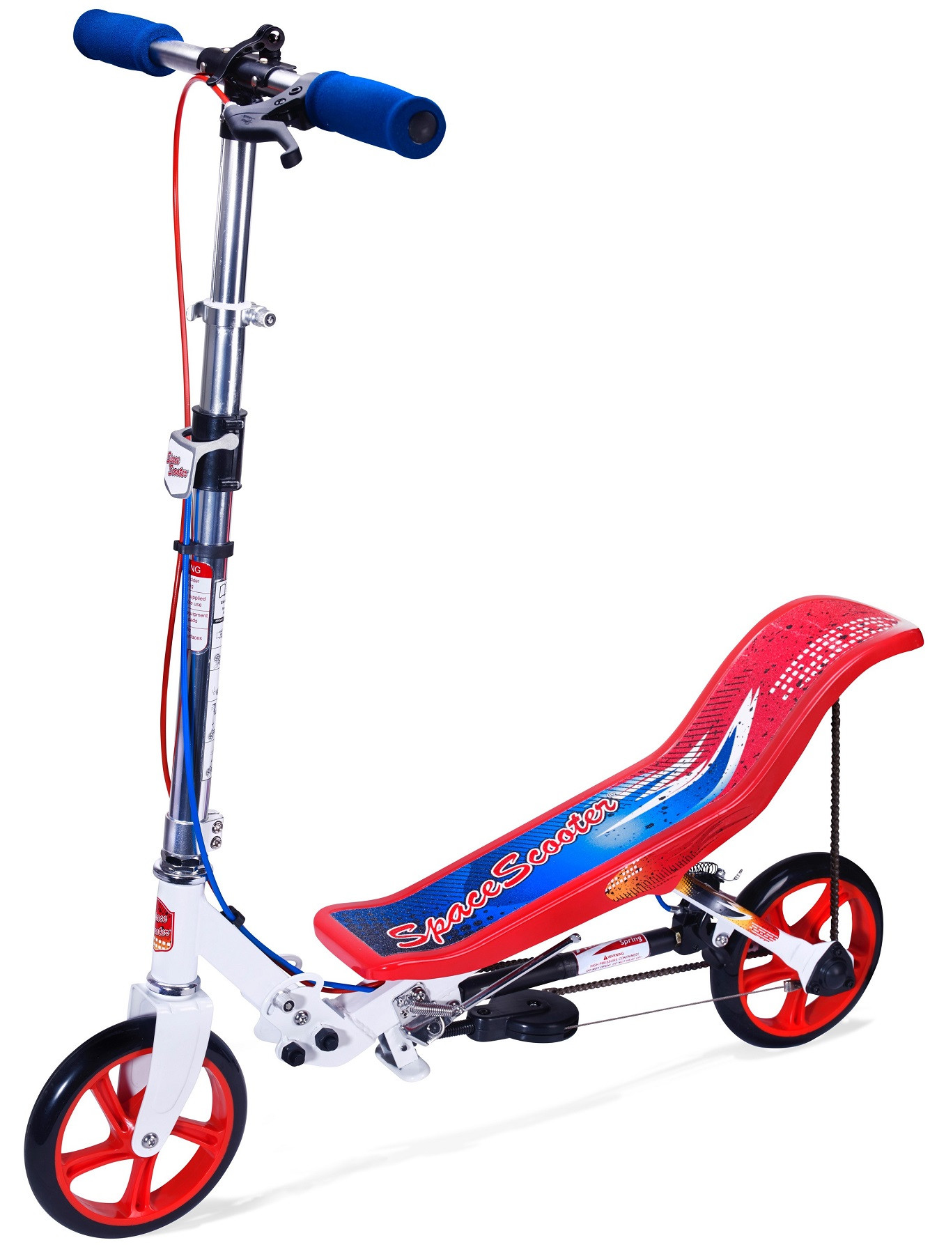 Space Scooter X580 - Step - Rood / Wit / Blauw - Limited Edition