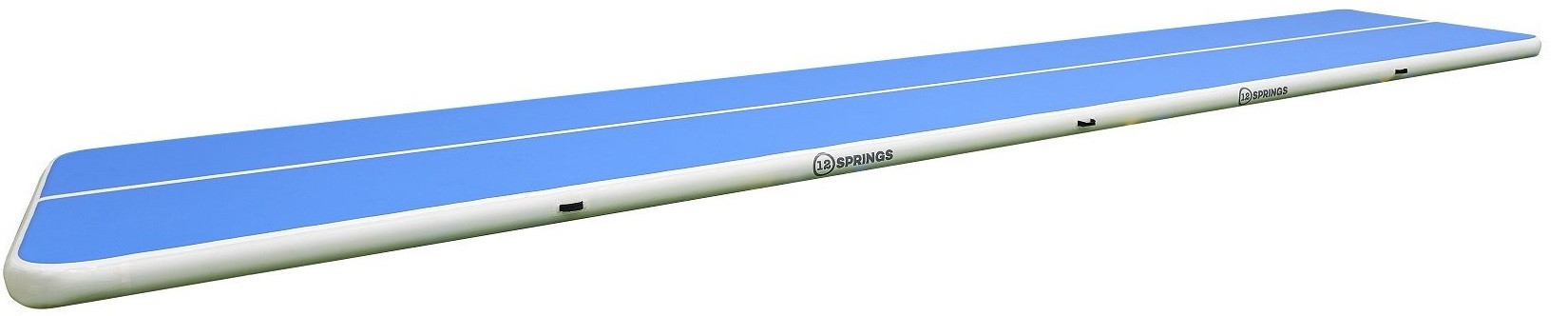 12SPRINGS Airtrack - Pro - 1200 x 300 x 30 cm - Blauw / Wit