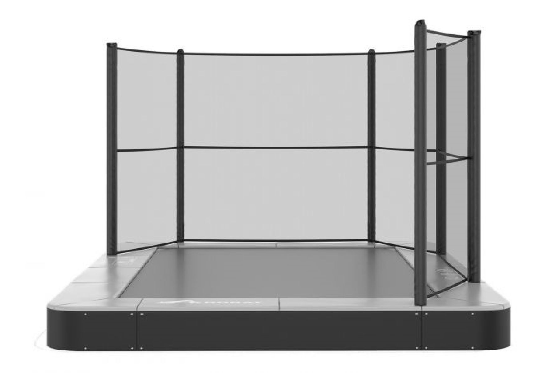 Akrobat Trampoline Veiligheidsnet - Half - Geschikt voor Primus en Orbit - 520 x 305 cm - Rechthoek - Zwart