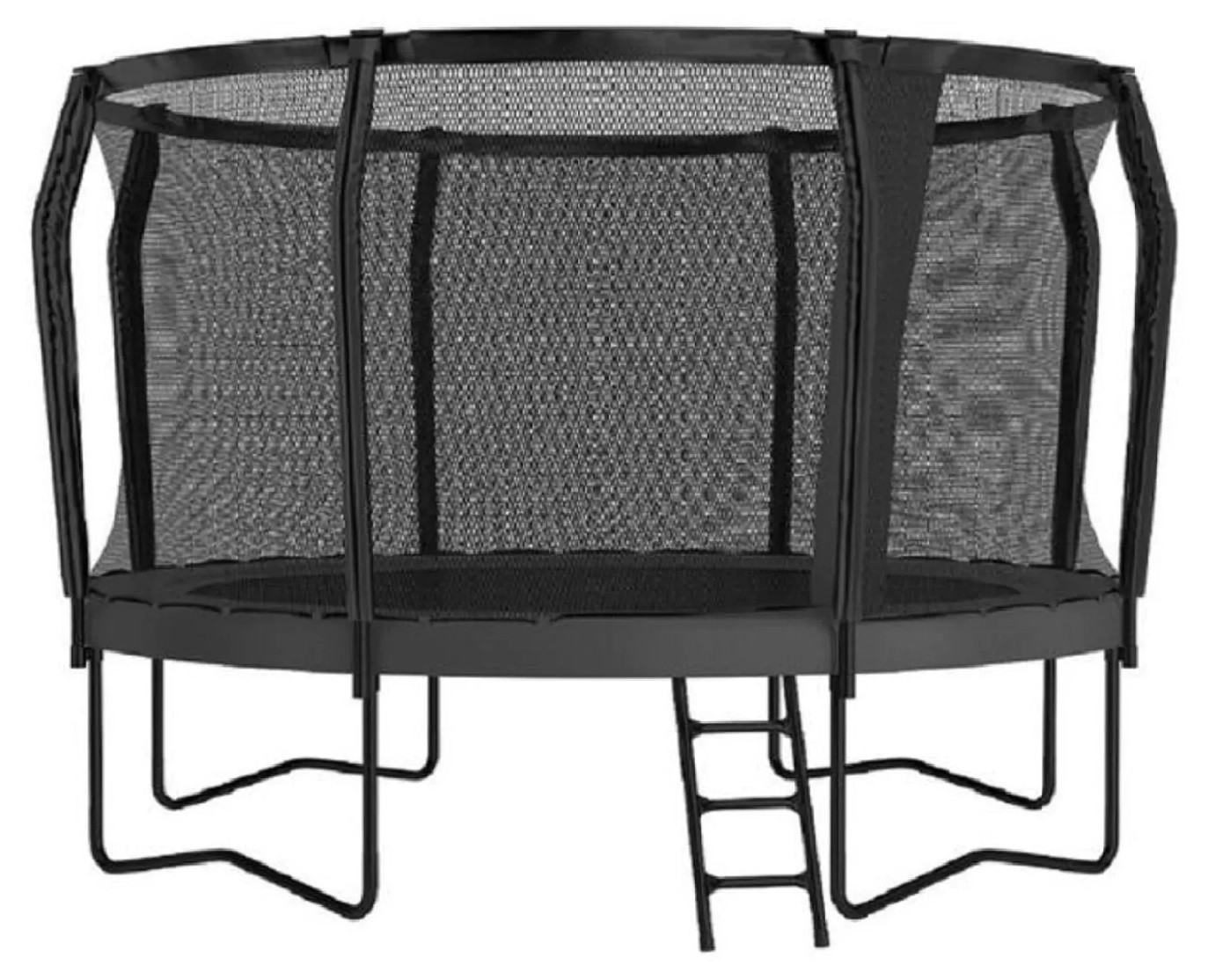Akrobat Trampoline Orbit Pro Above Ground met Veiligheidsnet  - 430 cm - Antraciet