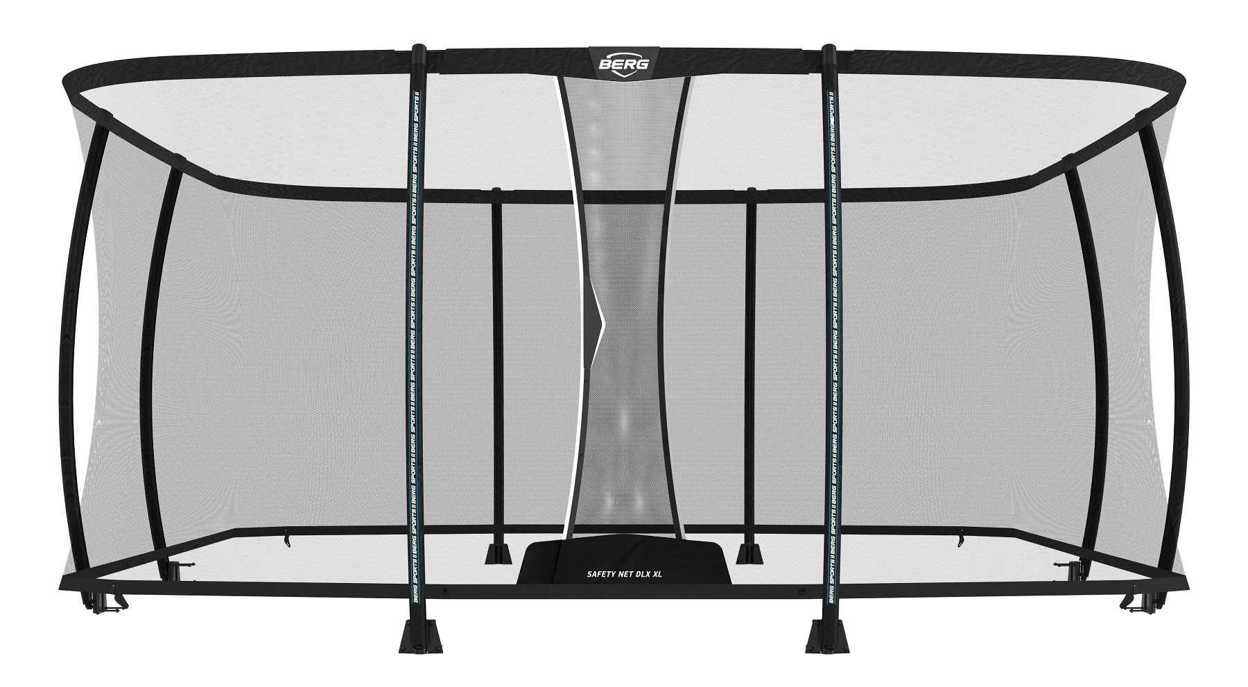 BERG Trampoline Veiligheidsnet - Ultim Pro Bouncer - Safety Net Deluxe XL - 500 x 500 cm