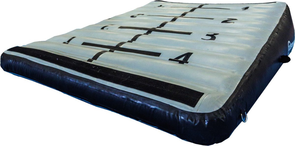 12SPRINGS Schuin Vlak met Cijfers - 250L - W150 - H60 - Zwart 