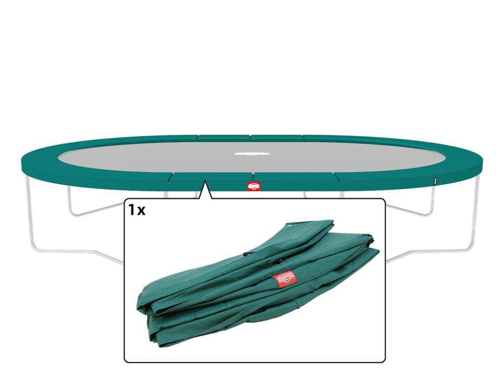 BERG Trampoline Beschermrand Grand Favorit - 520 x 350 cm - Groen