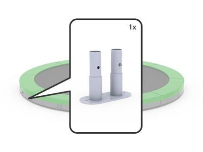 BERG Trampoline InGround Favorit - Voet 270 + 430 cm