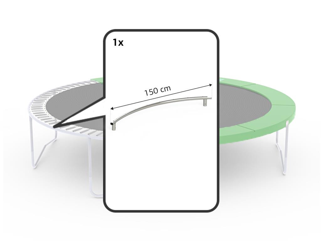 BERG Trampoline Frame Favorit - Toprail Gelast - 380 cm